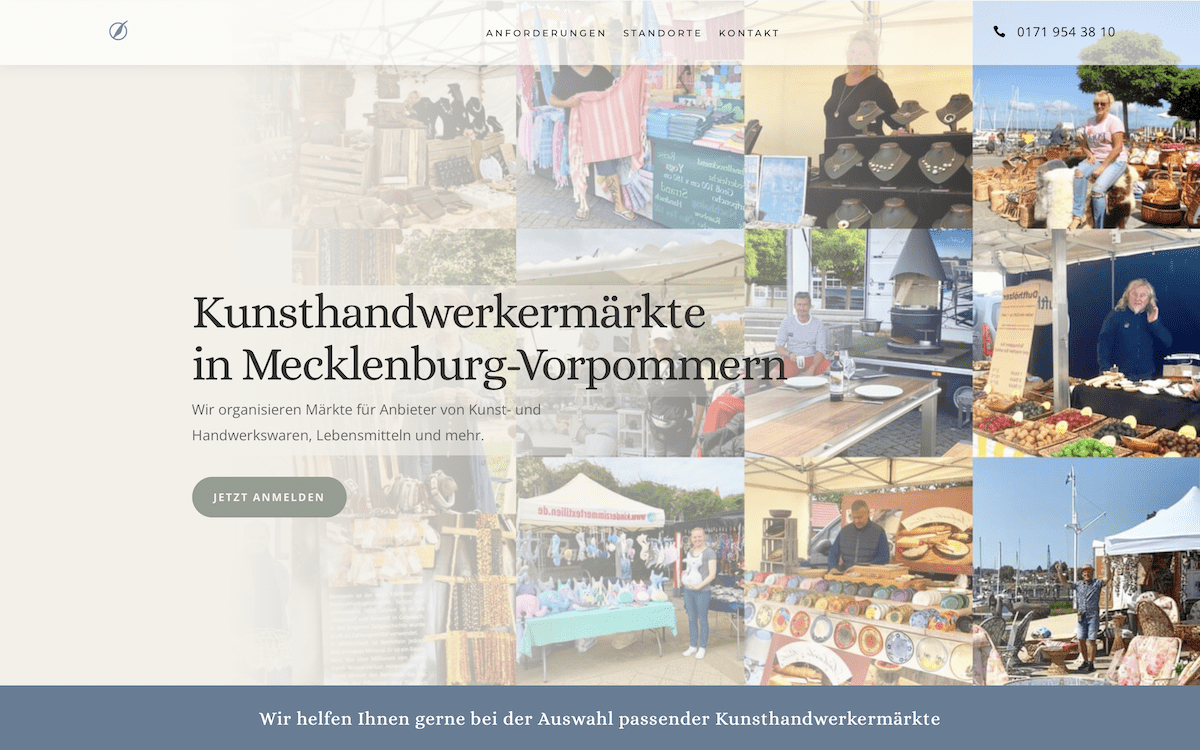 Webdesign Homepage Mecklenburg-Vorpommern